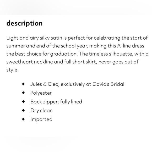 David’s Bridal white short dress with Bubble hem! - Picture 7 of 7